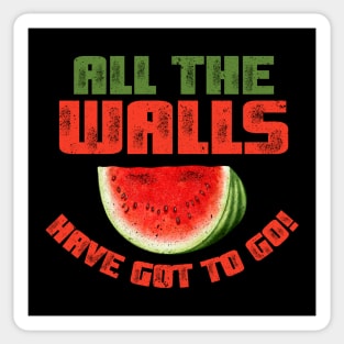 support palestinians - All the walls have got to go Sticker